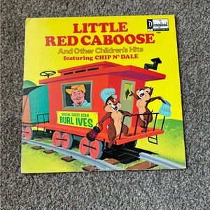 Disneyland Record 1359 - Little Red Caboose - With Burl Ives - Rare Vinyl
